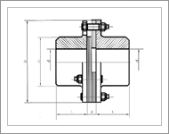 JZM型重型机械用膜片联轴器